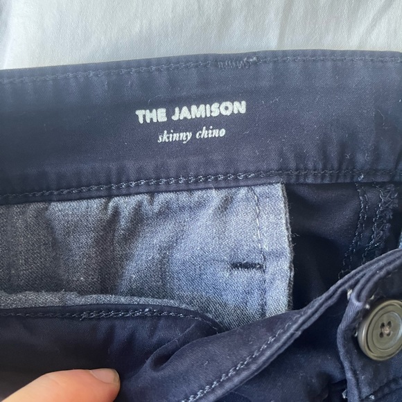 AG Men’s Jeans - the Jamison navy skinny chinos - 28R - Picture 5 of 6